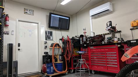 Garage portable acs allow for easy and affordable cooling in your garage workspace all summer. Garage 1-Ton/12000BTU Ductless Mini-Split AC and Heat Pump ...