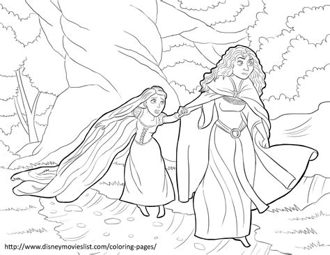 The best free Rapunzel coloring page images. Download from 740 free