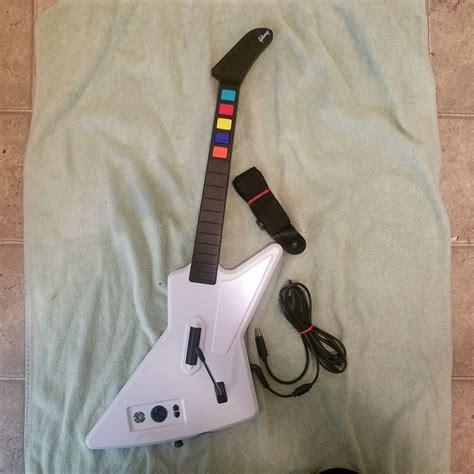 Xbox 360 Pc Wired Guitar Hero Clone Hero Gibson Xplorer Controller For Sale In Boise Id Offerup