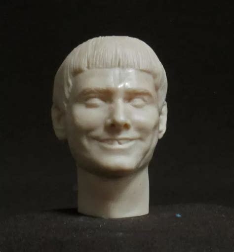 Jim Carrey Custom Resin Unpainted Head Sculpt Action Figures 16 Scale