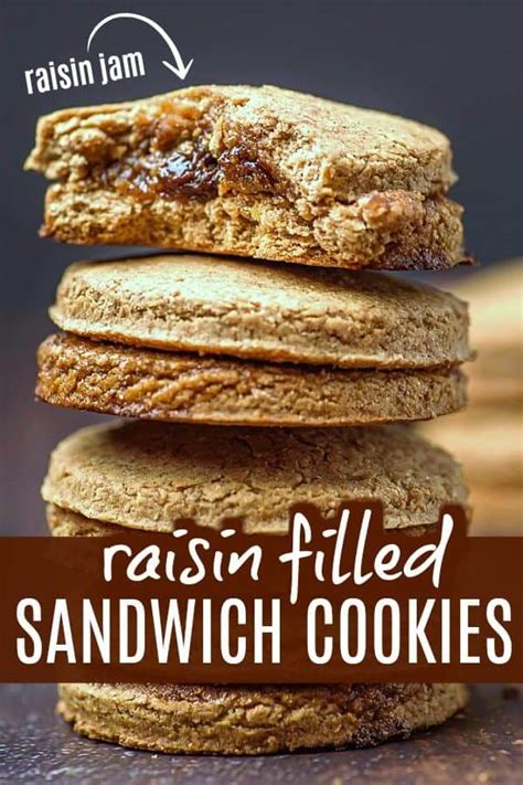 Fill the biscuit tin with these rustic cookies. Raisin Filled Cookies Recipe - Vegan in the Freezer