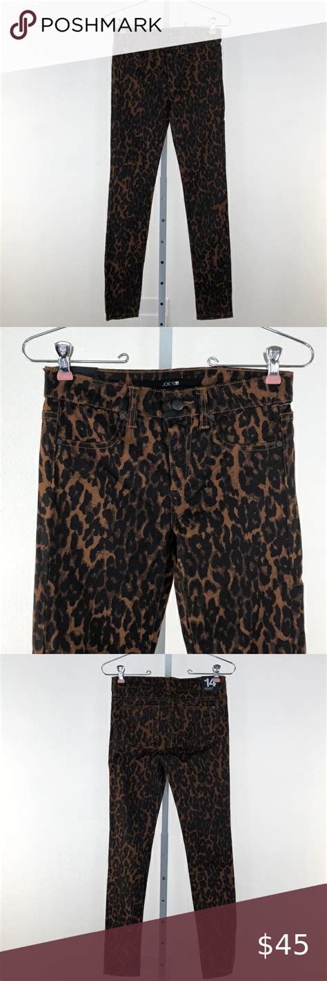 Joes Jeans Leopard Print Ultra Slim Fit Jeggings In Jeggings