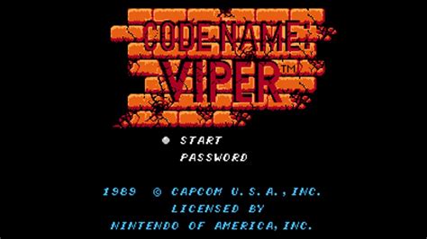Code Name Viper Nes Game Hub Nintendo Times
