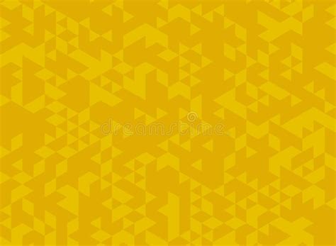 Abstract Triangle Yellow Pattern Decoration Background Illustration