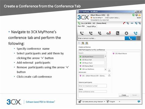 3cx End User Training Creating And Managing Conference Calls Using 3cx