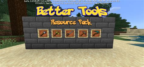 Better Tools Texture Pack Minecraft Pe Texture Packs
