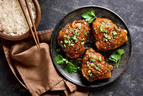 sticky asian glazed chicken