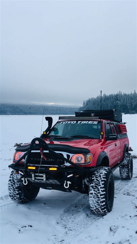 Toyota Tacoma In Snow