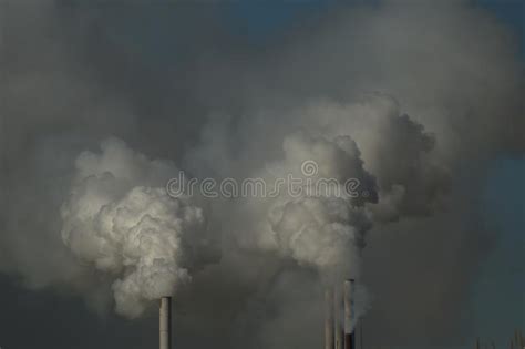 Smoke Plume From Chimney Stock Image Image Of Industrial 115040001