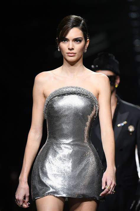 Kendall Jenner Walks Versace Fashion Show In Milan 02212020