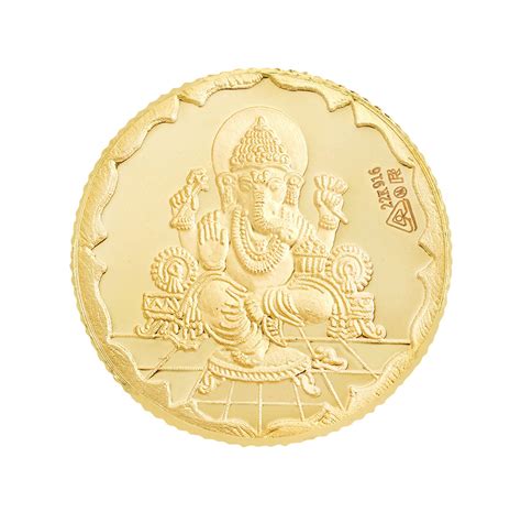 Home › 10 Gram Ganesh Gold Coin 22kt 916 Purity