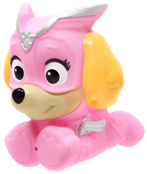paw patrol mighty pups charged up skye bath squirter spinmaster toywiz