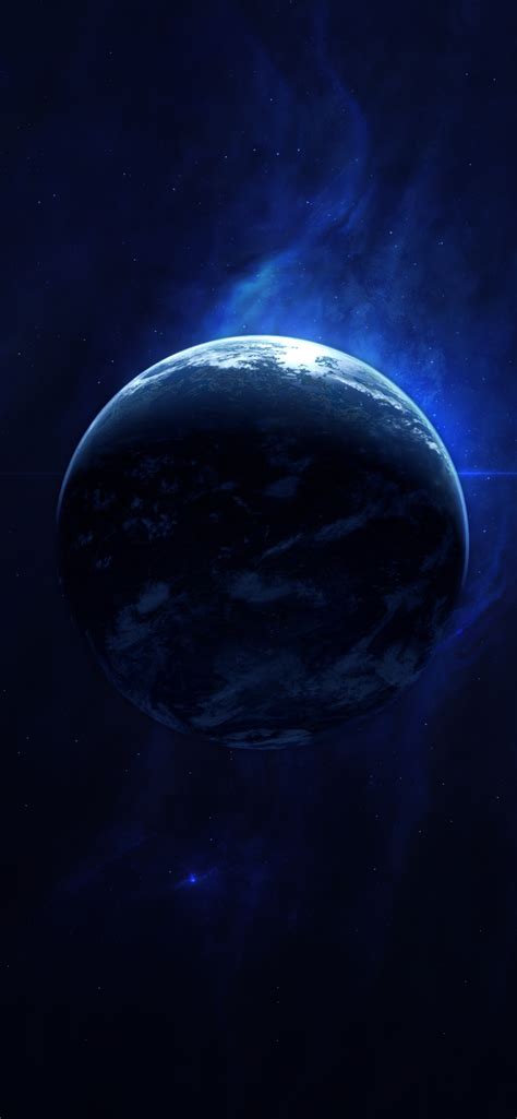 1242x2688 Resolution Planet In Space 4k Iphone Xs Max Wallpaper
