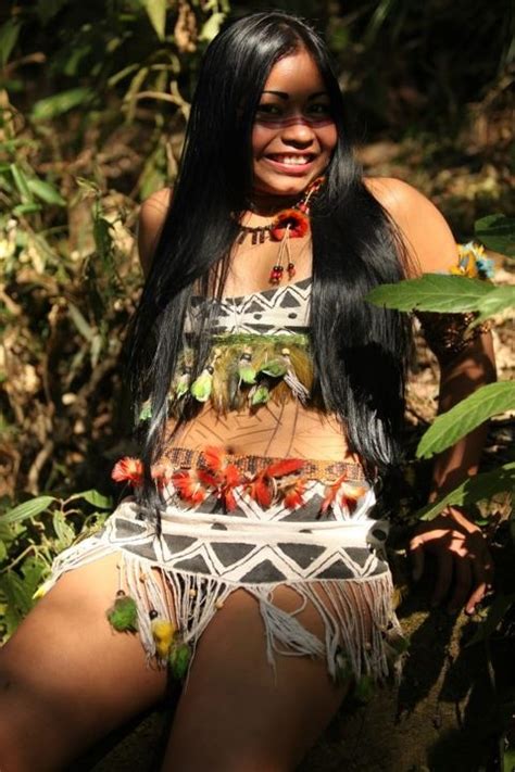 Https Facebook Com Brasileiras Indigenas Photos Albums American Indian Girl Native