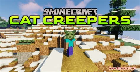 Cat Creepers Resource Pack 1192 1182 Texture Pack Mc Modnet