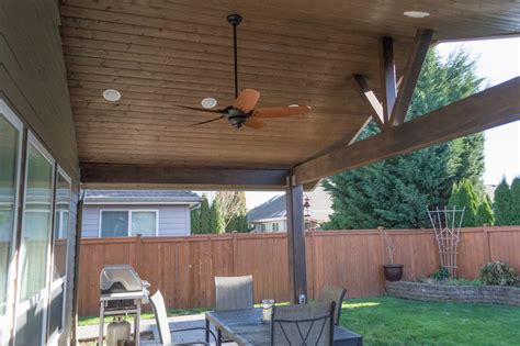 Albany Gable Patio Cover With Small Hipped Cover Traditional Patio