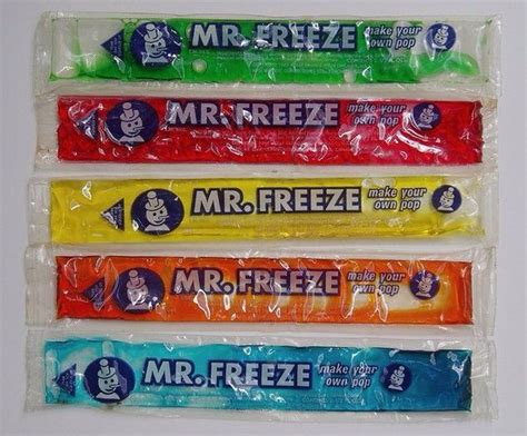 Mr Freeze Pops Freeze Ice Retro Recipes Vintage Recipes 90s