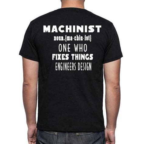 Machinist Tee Machinist Engineer Design Shirts