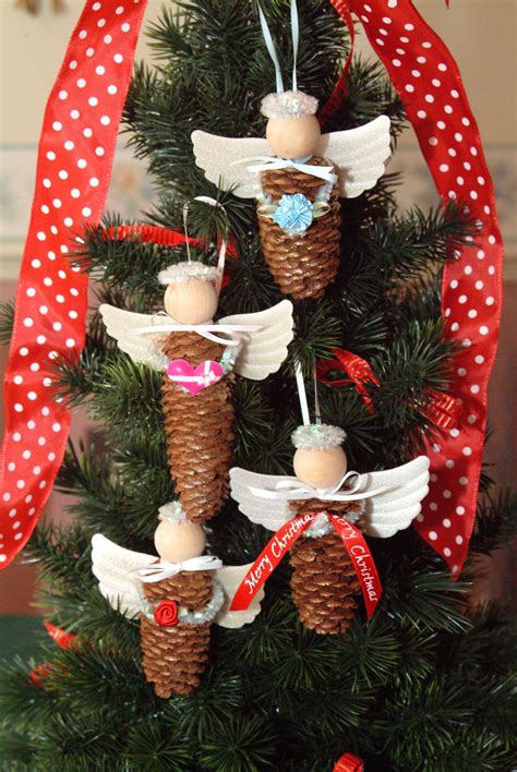 Pinecone Angel Ornament 399 Via Etsy Diy Christmas