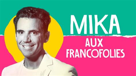 Mika Aux Francofolies France Tv