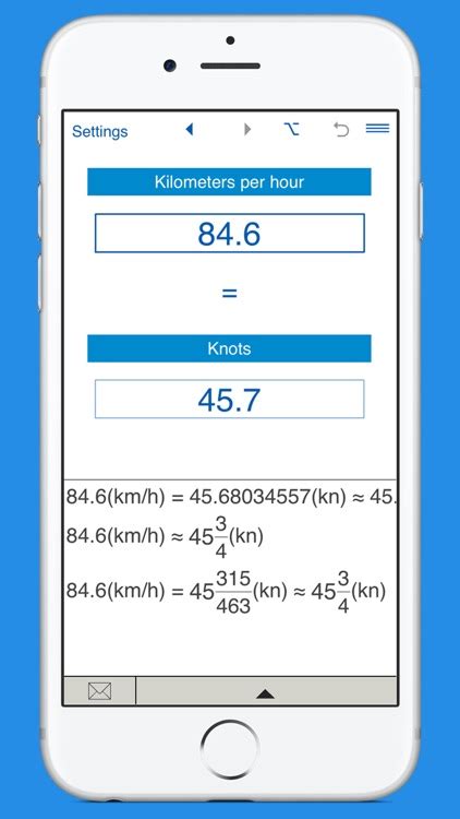 Knots Kilometers Per Hour Converter By Intemodino Group Sro