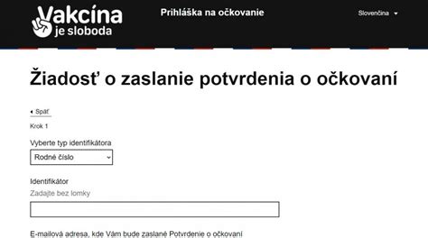 Bude vám tuhnúť krv v žilách. Zaočkovaní už môžu požiadať o očkovací certifikát. Žiadosť ...
