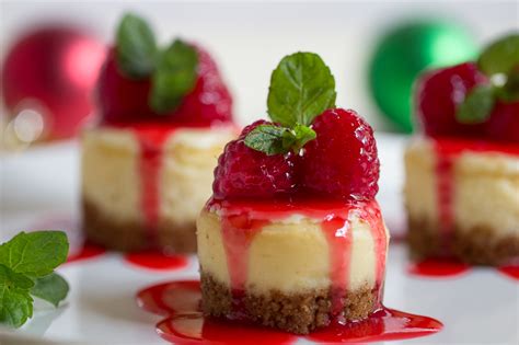 Mini Raspberry Cheesecakes Gday Soufflé