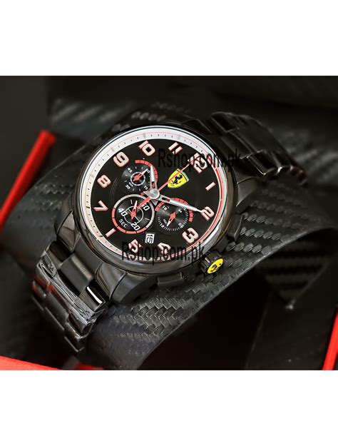 Ferrari menswear offers a perfect mix of athletic elegance and love for the f1 team. Scuderia Ferrari Heritage Chronograph Watch