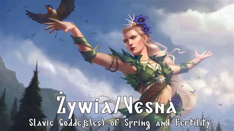 Żywia Vesna Slavic Goddess es of Spring and Fertility Art by Jan