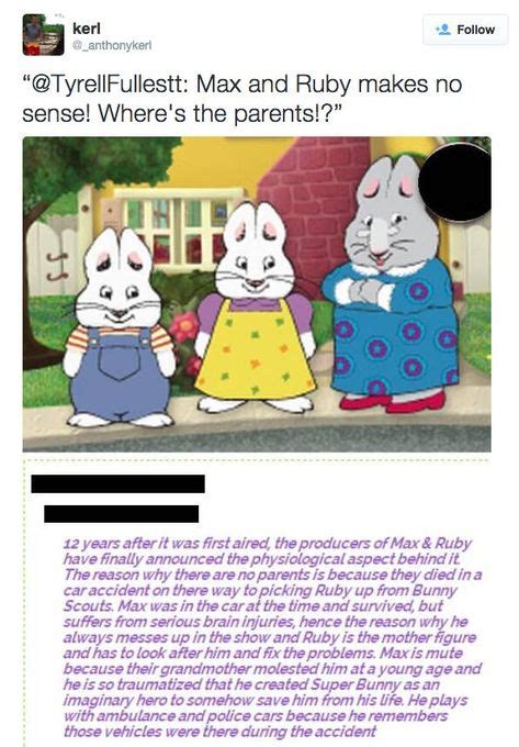 These People Tried To Figure Out Where Max And Ruby S Parents Are