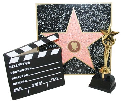 Hollywood Classic Set Trophy Walk Of Fame Clapboard 5408 Ebay