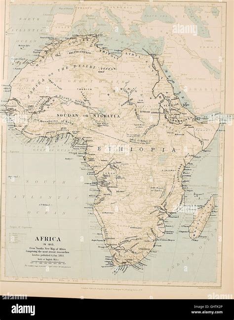 The Partition Of Africa 1895 Stock Photo Alamy