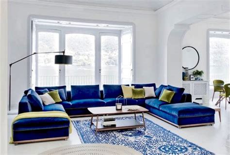 10 Ideas Of Living Room Choice With Blue Sofa - Dream House