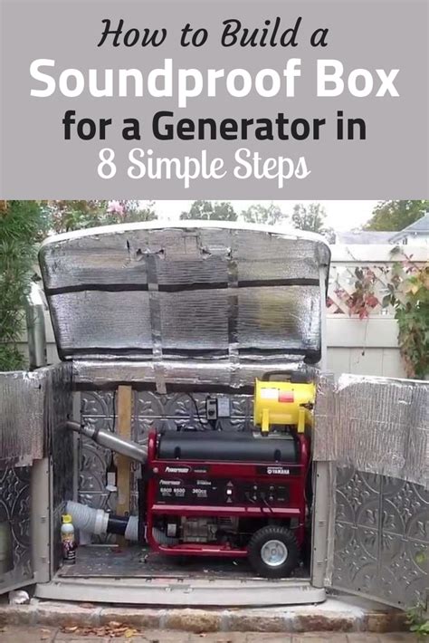 Soundproofing products often come with a sound transmission class (stc) rating. How to Build a Soundproof Box for a Generator in 8 Simple Steps. #generators #homeimprovement # ...
