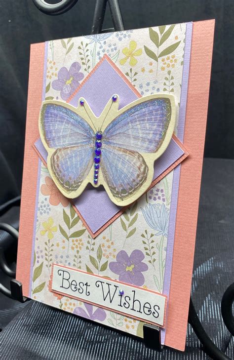 Handmade Best Wishes Greeting Card Etsy