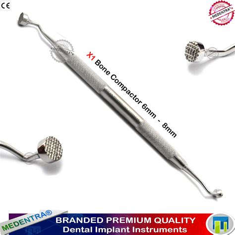 Bone Compactor Implant Double Ended Graft Packer 6 Mm 8 Mm Grafting