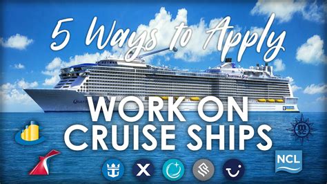 5 Ways To Apply For Cruise Ship Jobs ⚓ Full Guide Where And How Youtube