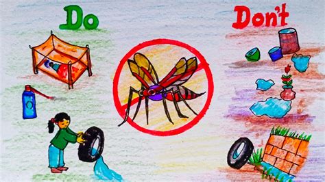 Dengue Awareness Poster Drawing How To Draw Dengue Aw