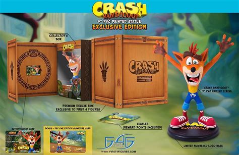 First 4 Figures Presents Crash Bandicoot 9″ Pvc Statue