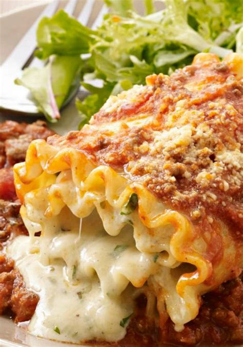 Food And Drink Creamy Lasagna Roll Ups Recipe