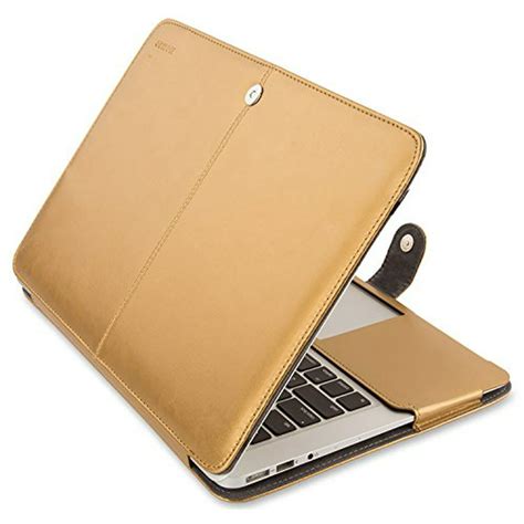 Mosiso Macbook Air 11 Pu Skin Case Premium Pu Leather Book Cover Clip