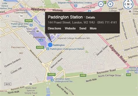 Marylebone Station Underground Map London Underground Map And Information