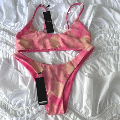 Vaya Islands Pink Tie Dye Bikini NEW WITH TAGS Depop