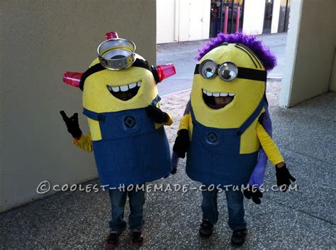 Awesome Diy Despicable Me 2 Costumes Bee Do Minion And Half Good Half