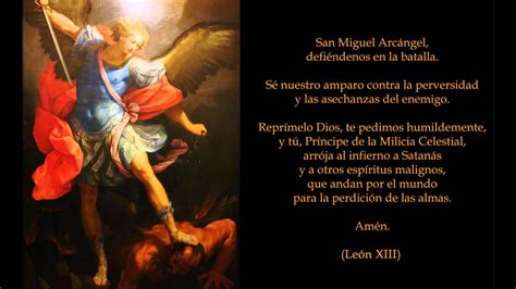 Oracion A San Miguel Arcangel