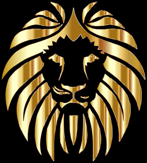 Golden Lion Variation 2 Lion Logo Lion Art Lion Images