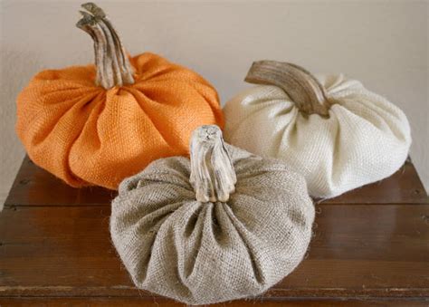 Diy Burlap Pumpkins Epoch Design