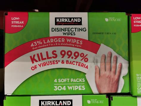 Kirkland Signature Disinfecting Wipes Variety Pack 304 Count