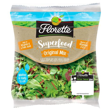 Florette Superfood Original Mix 80g Salads Iceland Foods