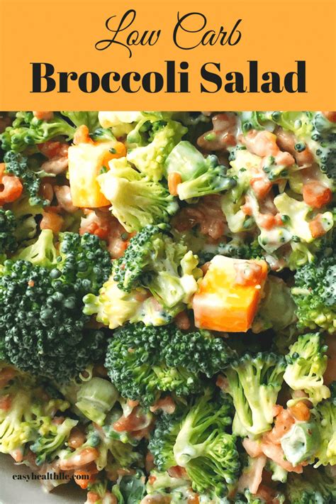If you have diabetes, restricting your carb intake could help you improve your blood sugar levels throughout the day. Low Carb Broccoli Salad | Recipe | Low carb broccoli salad ...